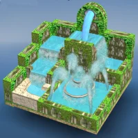 Flow Water Fountain 3D Puzzle [Free Shopping]