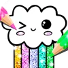 Kawaii Coloring Book Glitter [Adfree]