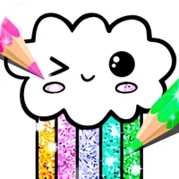 Kawaii Coloring Book Glitter [Adfree]