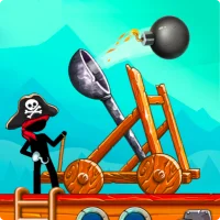 The Catapult Clash with Pirates