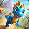 динозавр бег: игра-динозавров